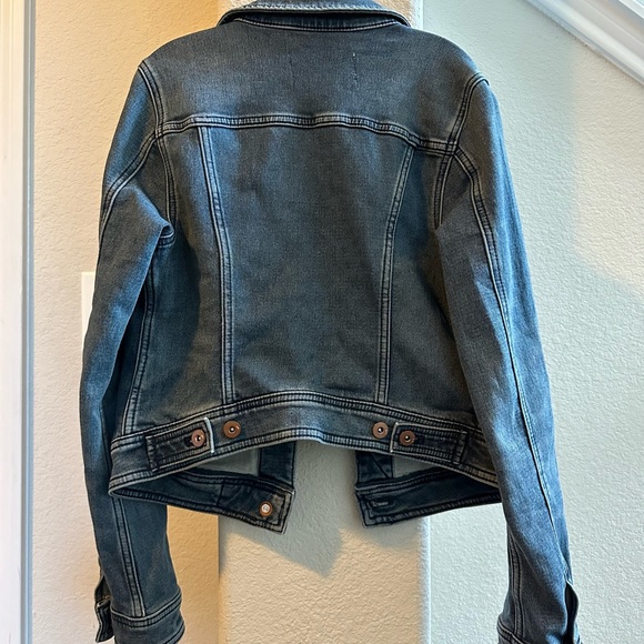 Anthropologie Pilcro and The Letterpress Blue Jean Denim Jacket Size XS - Picture 5 of 9